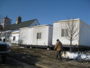 Installation of Trailers Jan. 2010